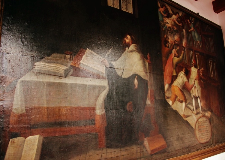 Agostino è rapito davanti alla Trinità