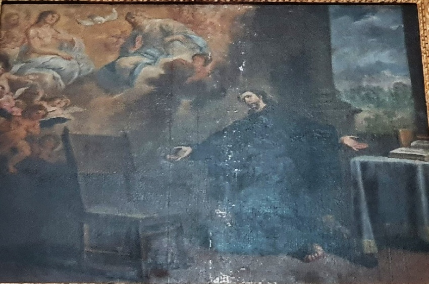Agostino in estasi davanti alla Trinità