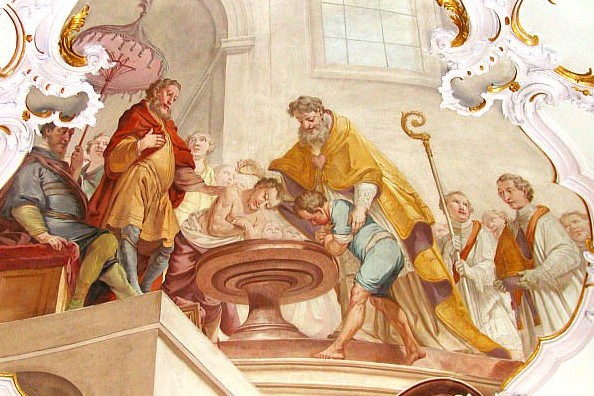 Agostino battezza