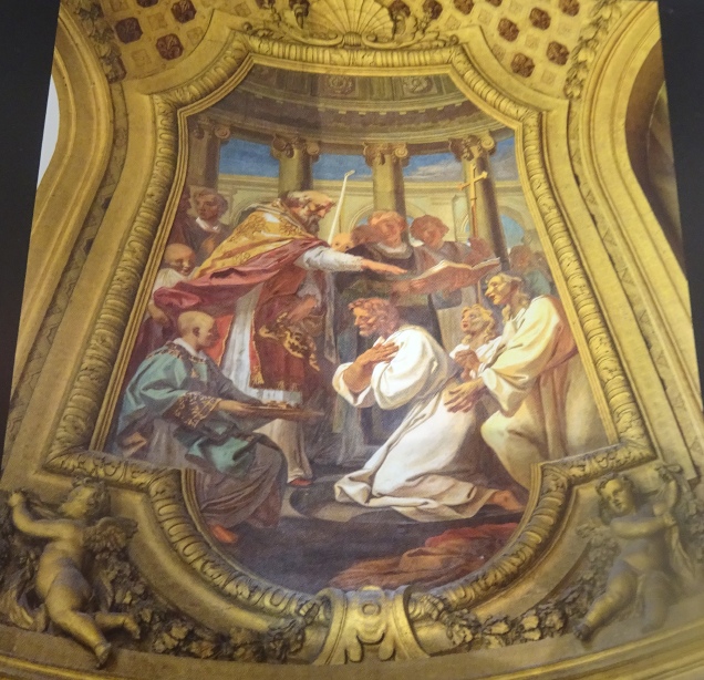 Battesimo di Agostino aux Invalides a Parigi