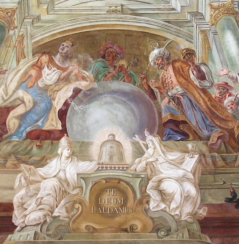La leggenda del Te Deum nel ciclo della chiesa di S. Agostino a Lauingen