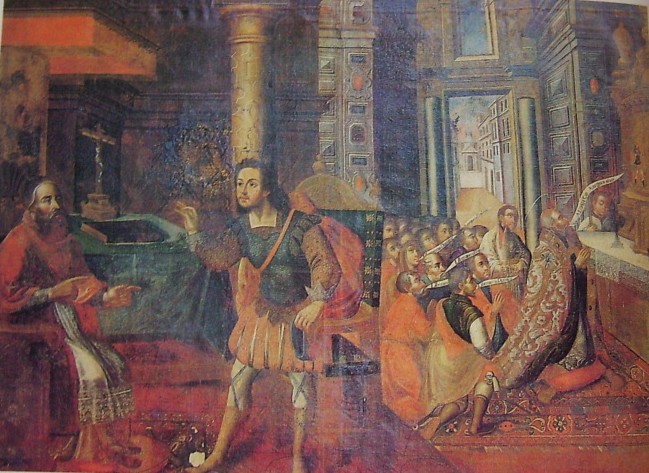 Agostino si presenta ad Ambrogio a Milano