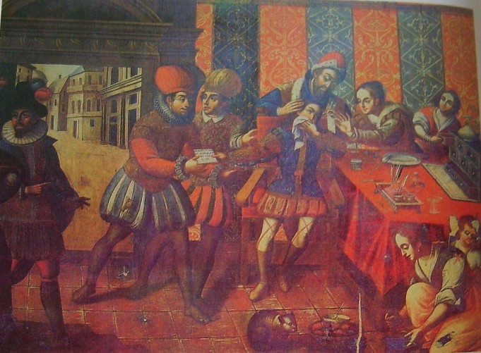 La scena del mal di denti a Cassiciaco