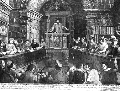 Agostino a scuola