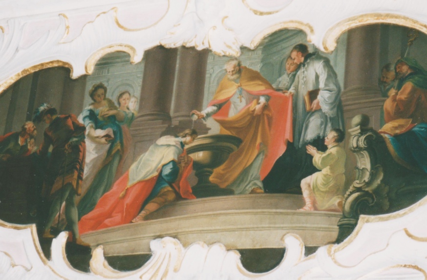 Il battesimo di Agostino a Milano