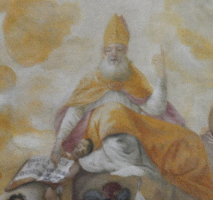 La sua posterità spirituale: affresco di Johann Zick a Schussenried