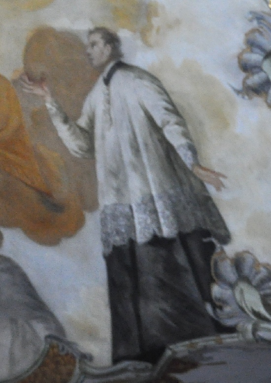 La sua posterità spirituale: affresco di Johann Zick a Schussenried