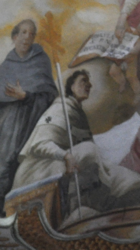 La sua posterità spirituale: affresco di Johann Zick a Schussenried