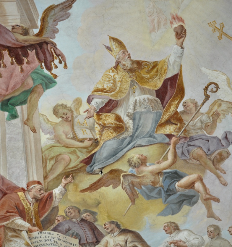 I premostratensi di Norberto ricevono da papa Onorio II l'atto costitutivo secondo la regola agostiniana