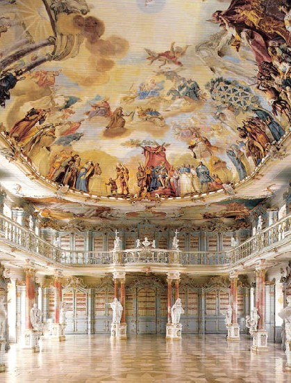 La biblioteca del monastero di Schussenried