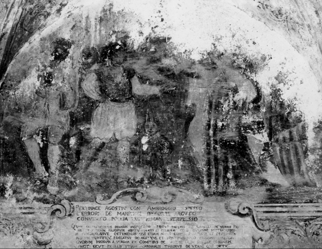 Agostino discute con Ambrogio