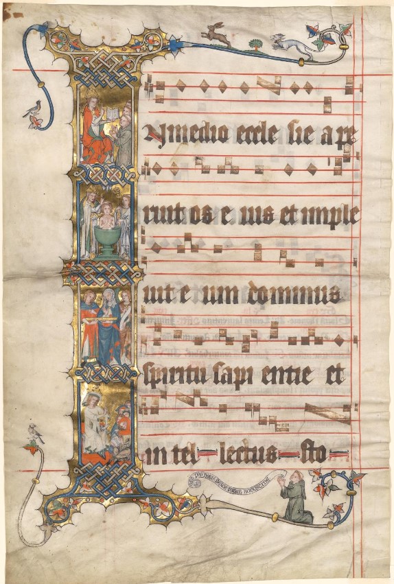 Ciclo di miniature di Agostino nel Graduale di Wettingen
