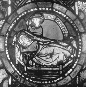 Il sogno di Monica una vetrata nella chiesa agostiniana di Erfurt