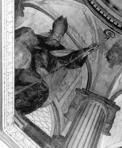Dottore della Chiesa, affresco nella chiesa agostiniana di san Marco a Milano