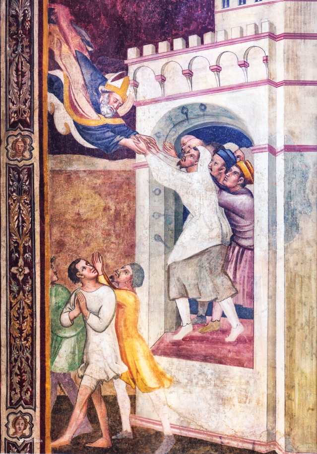 Agostino libera i prigionieri dal carcere dei Malaspina