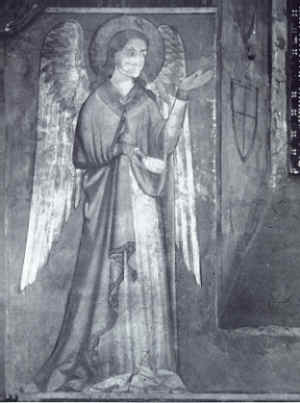 Angelo che accoglie sant'Agostino