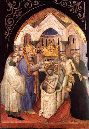 Battesimo di Agostino: scuola marchigiana