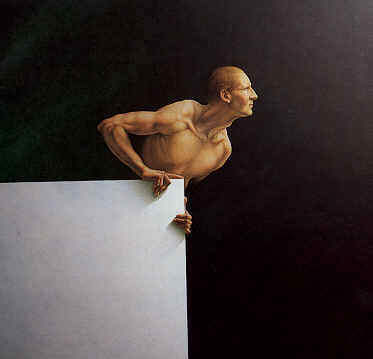 sant'Agostino in una moderna raffigurazione di De Sanctis (1986)