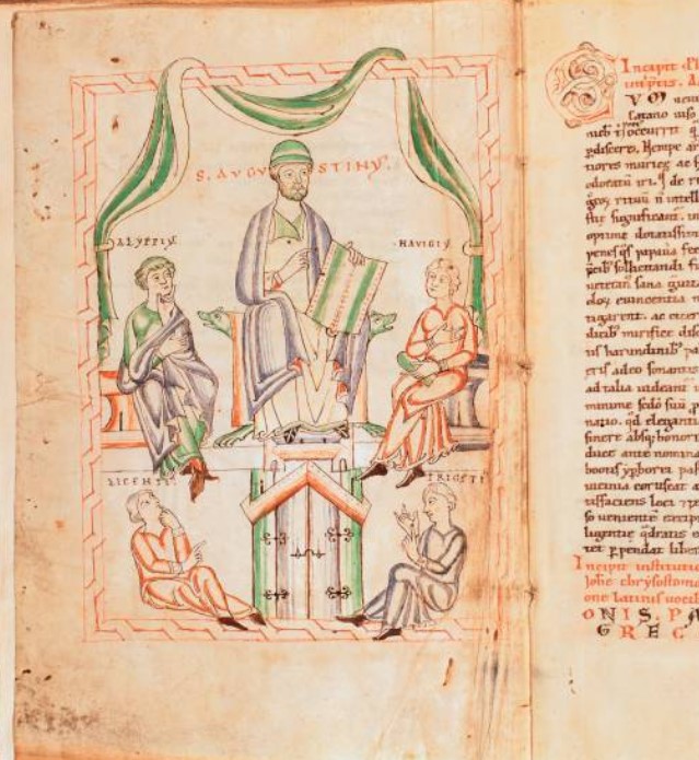 Agostino scrive i Dialoghi a Cassiciaco