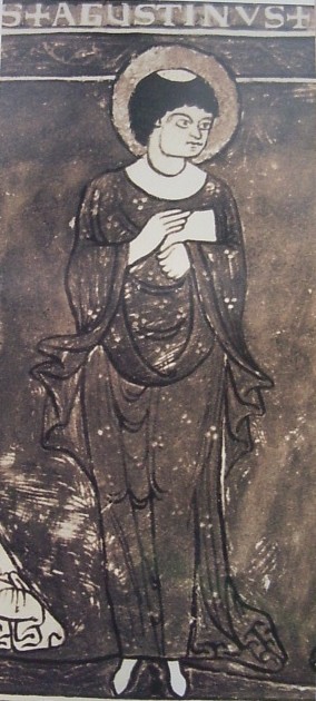 Agostino monaco di Garcia Estefano, miniatura del secolo XI