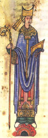Sant'Agostino in abiti pontificali