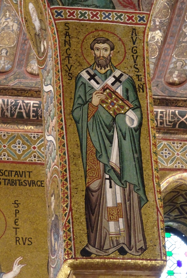 Sant'Agostino vescovo nella Cappella Palatina di Palermo