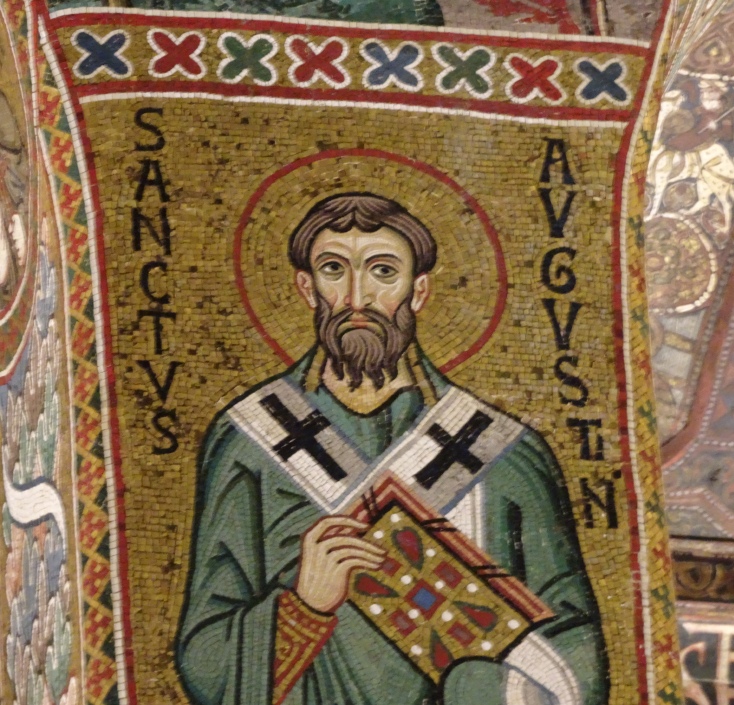 Sant'Agostino vescovo nella Cappella Palatina di Palermo