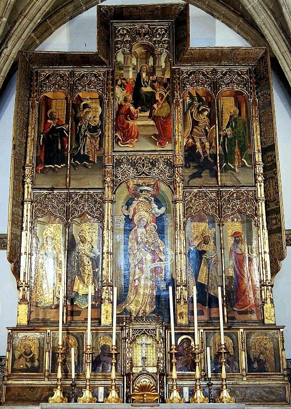 La pala d'altare di Alejo Fernadez