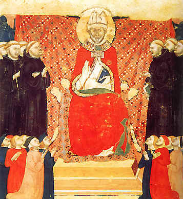 Sant'Agostino consegna la sua regola
