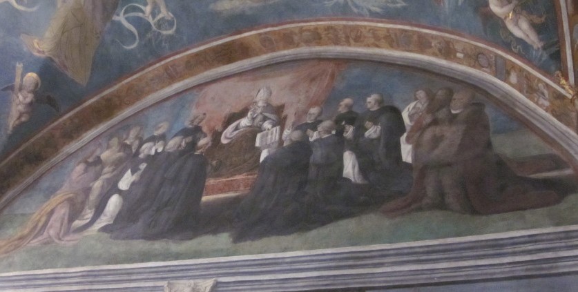 Agostino vescovo consegna la sua Regola