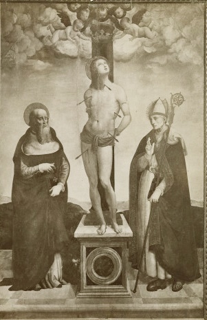 San Sebastiano tra san Girolamo e sant'Agostino