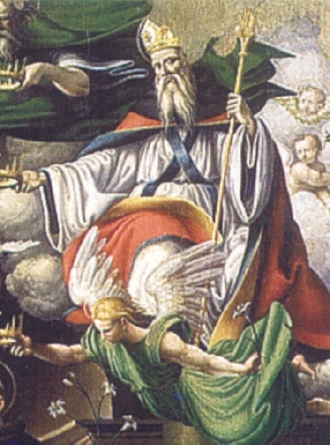 Gloria di san Nicola da Tolentino con la Vergine e sant'Agostino