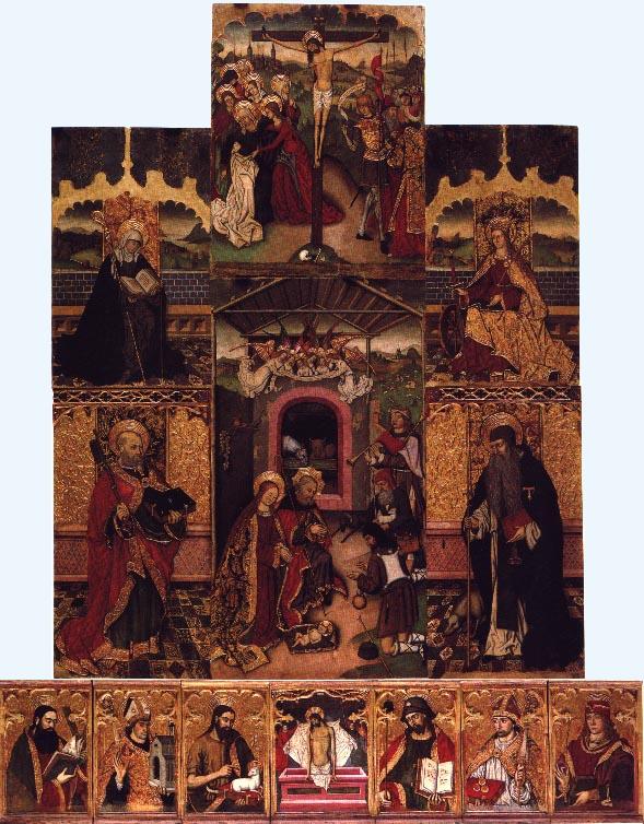 Retablo della Natività e della Crocifissione del Maestro del Presepe