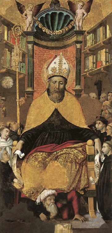 Agostino consegna la Regola di Michele Cavaro