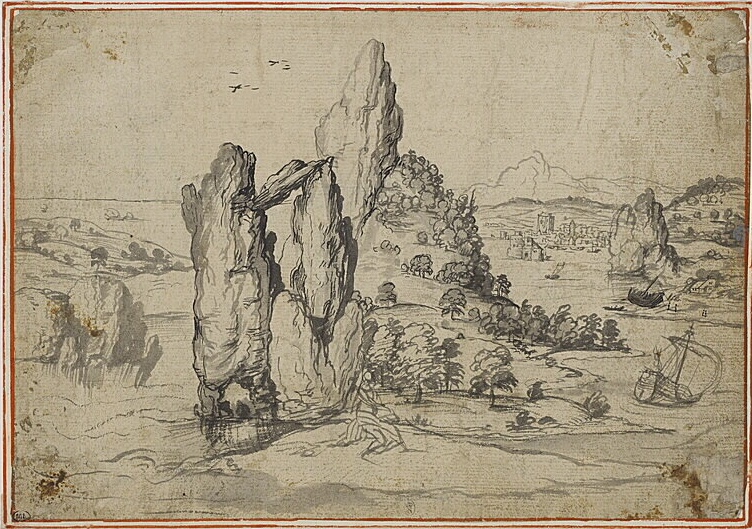 Sant'Agostino in solitudine in una campagna