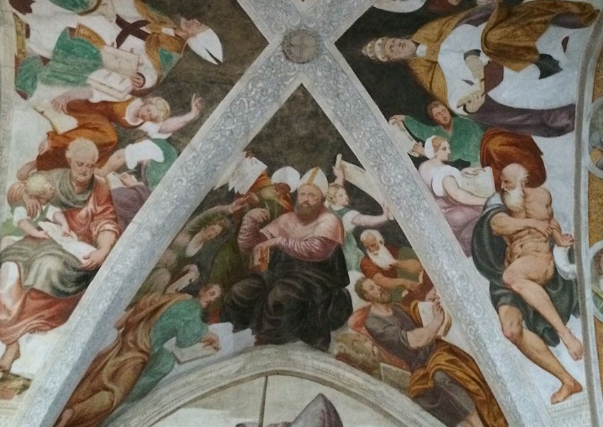 Agostino vescovo e Dottore della Chiesa a Pordenone nella chiesa di san Lorenzo