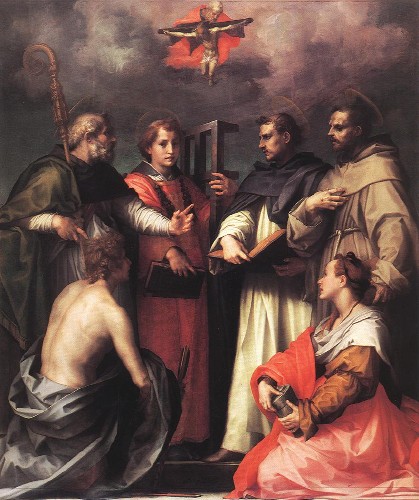 Sant'Agostino e santi: la disputa sulla Trinità