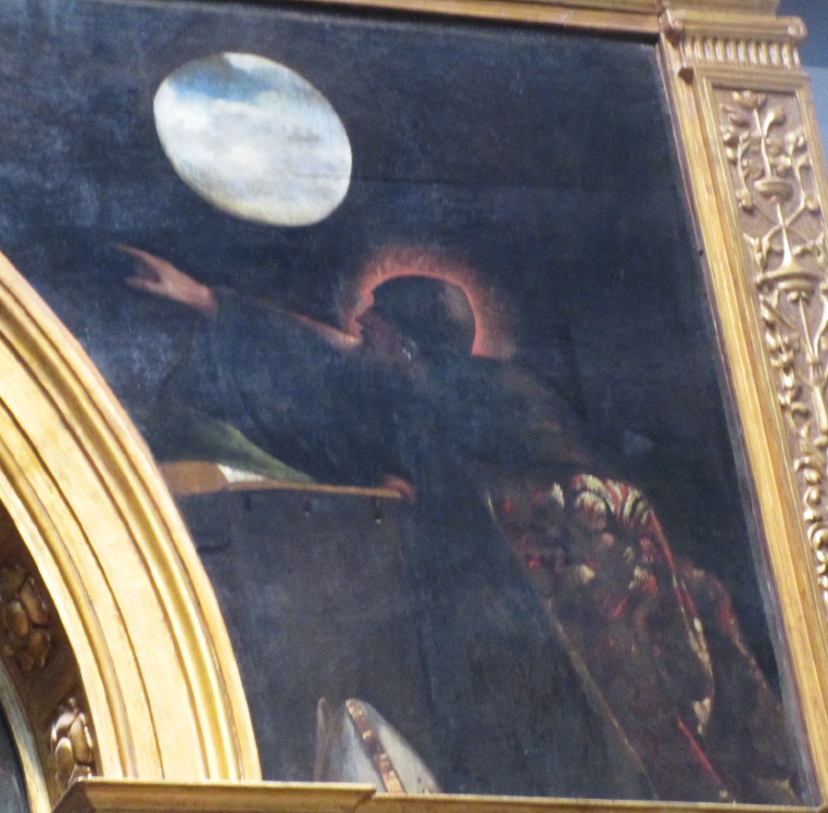 Particolare di sant'Agostino