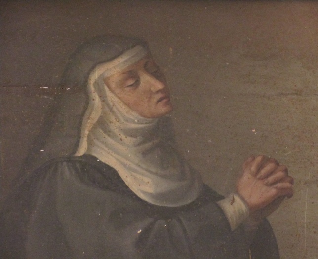 Monica madre di Agostino in preghiera