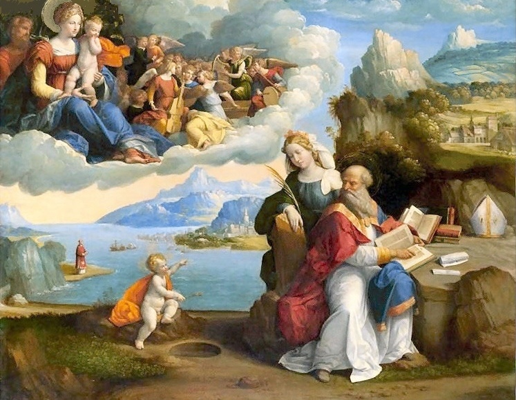 Visione della Trinità di S. Agostino di Benvenuto Tisi