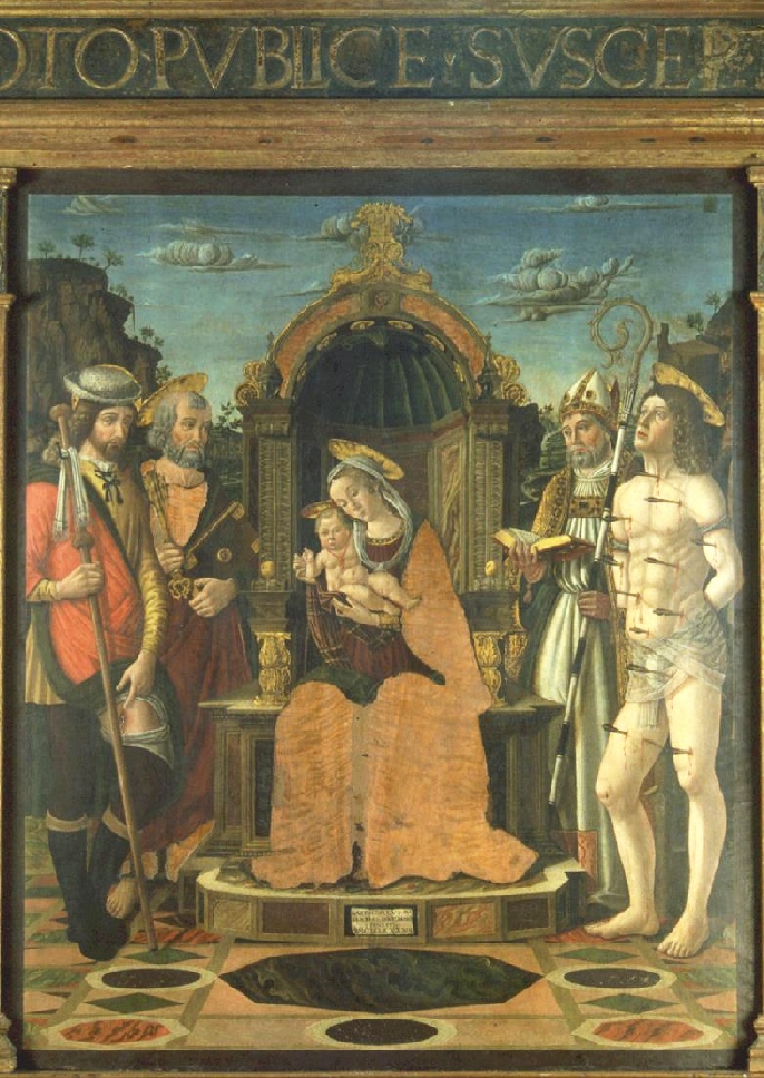 Sant'Agostino e san Sebastiano