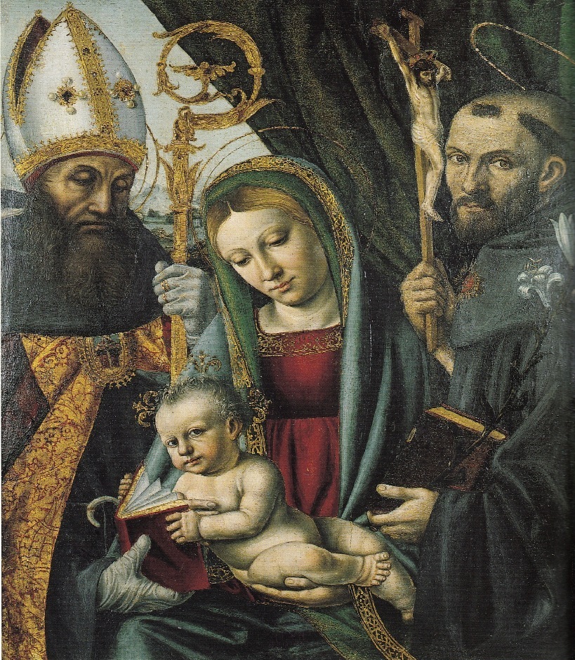 La Vergine con il Bambino e i santi Agostino Nicola da Tolentino