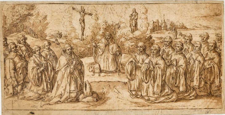 Agostino tra il sangue di Cristo e il latte della Vergine
