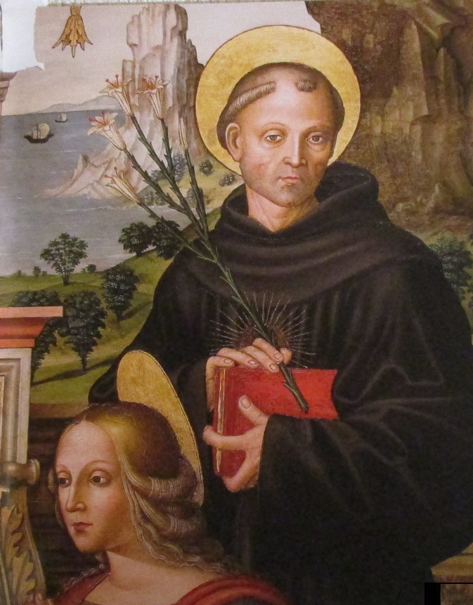 Particolare di san Nicola da Tolentino