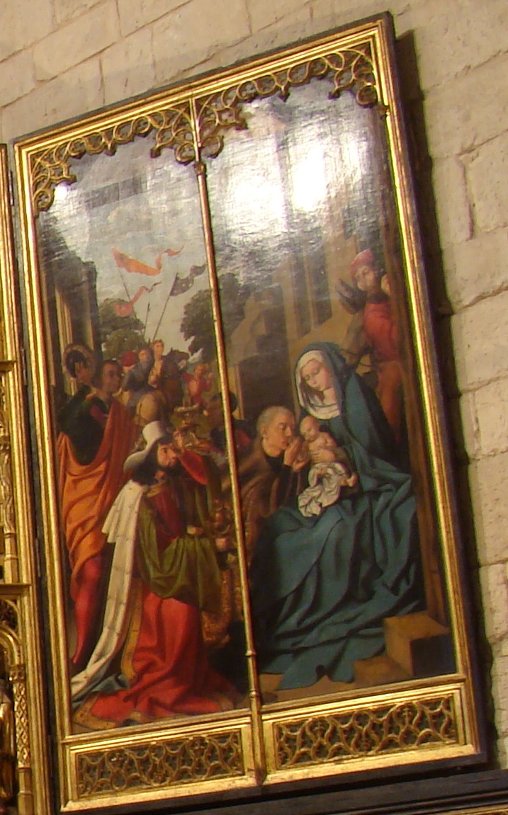 Particolare della adorazione dei re magi