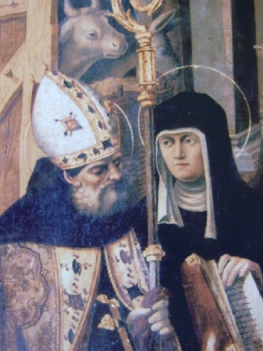 Natività con Agostino e santi