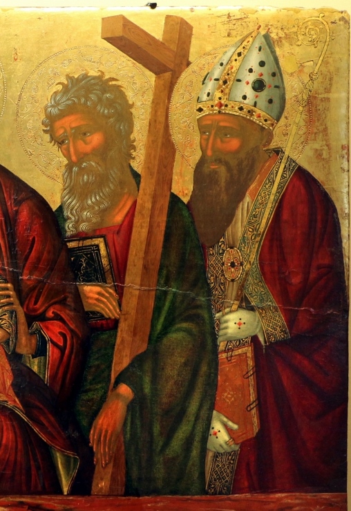 La Vergine tra i santi Girolamo, Battista, Andrea ed Agostino