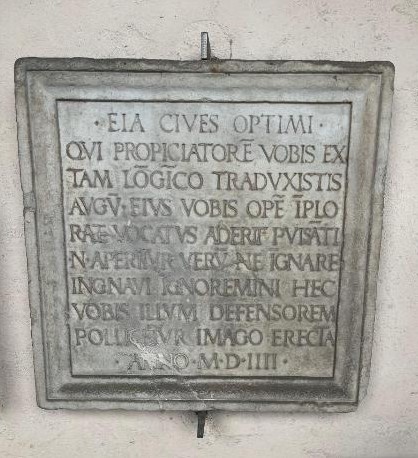 Agostino protegge Pavia dalla peste