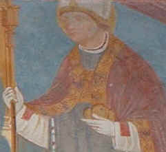 La Vergine in trono con Agostino e S. Alberto Magno