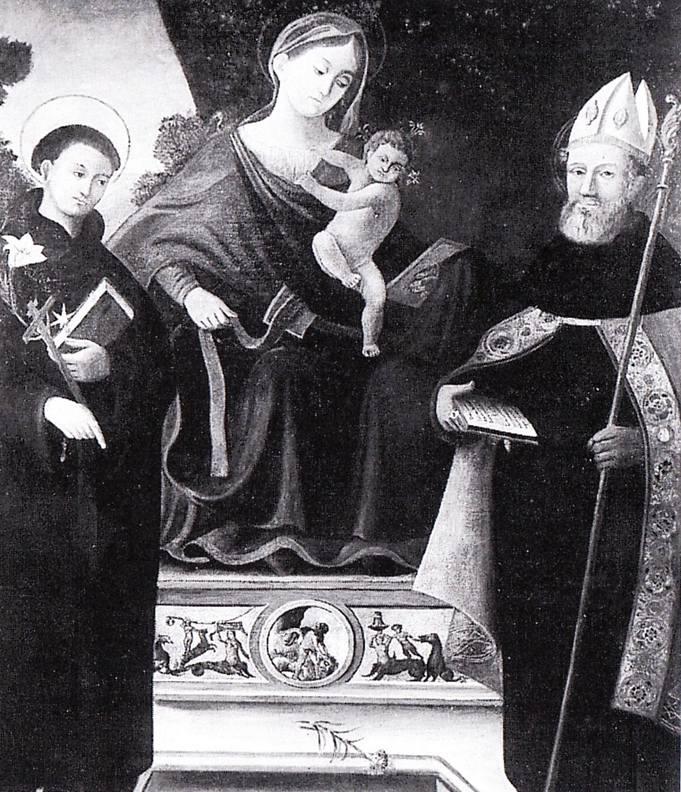 Madonna in trono fra i santi Agostino e Nicola da Tolentino